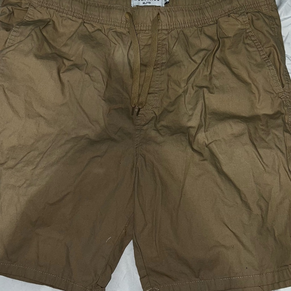 Urban Heritage Men's Brown Flat Front Shorts